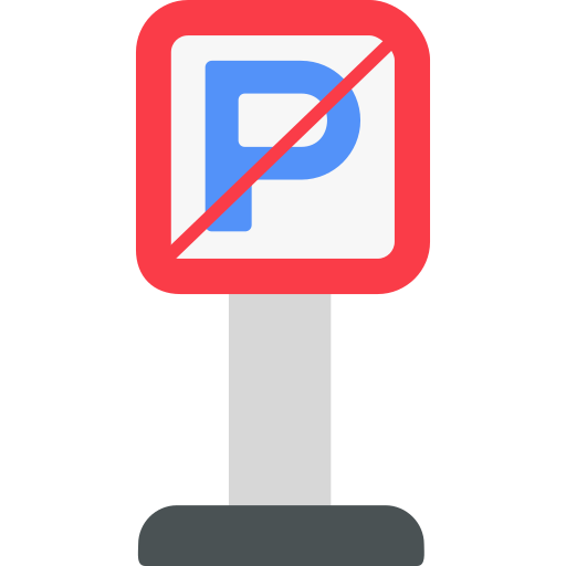 Парковка запрещена Generic color fill иконка