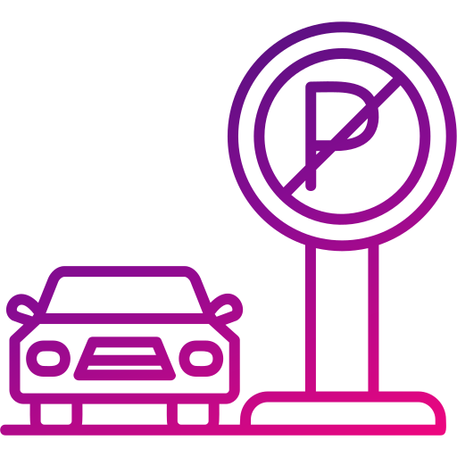 No parking Generic gradient outline icon