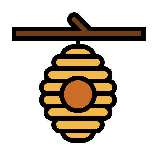 Bee hive Generic color lineal-color icon