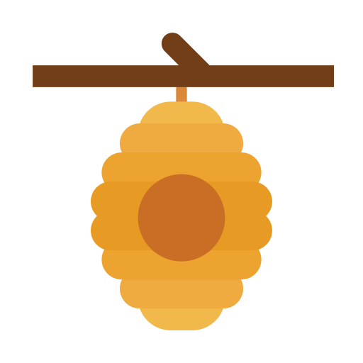 Пчелиный улей Generic color fill иконка