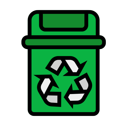 lixeira de reciclagem Generic color lineal-color Ícone