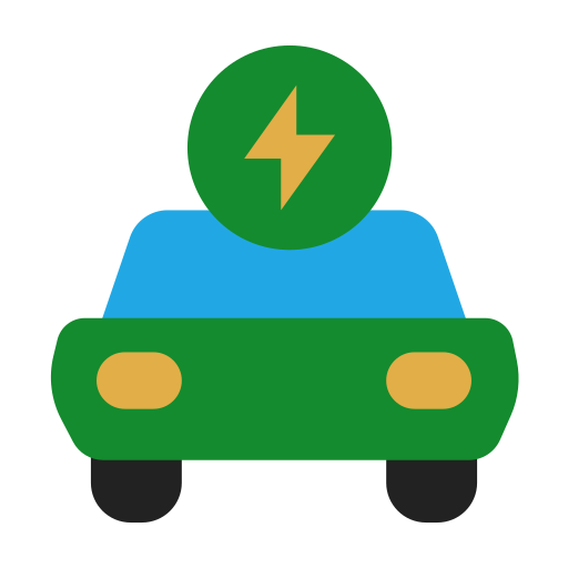 電気自動車 Generic color fill icon
