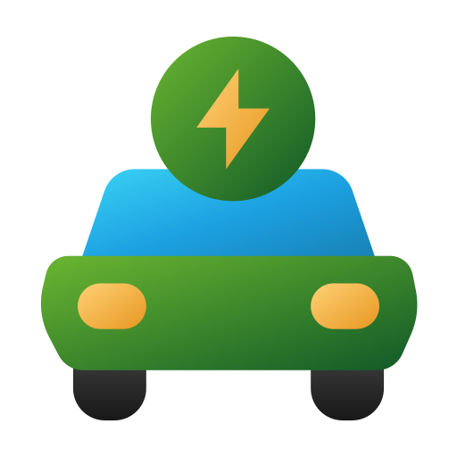 coche eléctrico Generic gradient fill icono