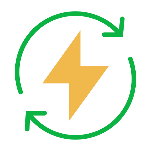 grüne energie Generic color fill icon