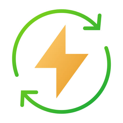 Green energy Generic gradient fill icon