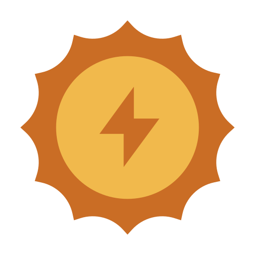 Solar energy Generic color fill icon