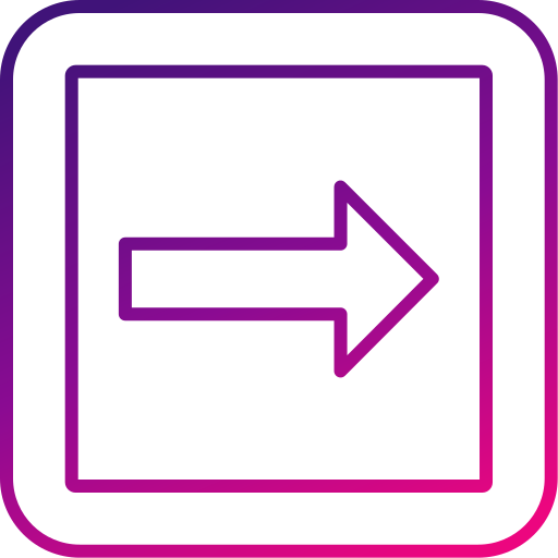 Turn right Generic gradient outline icon