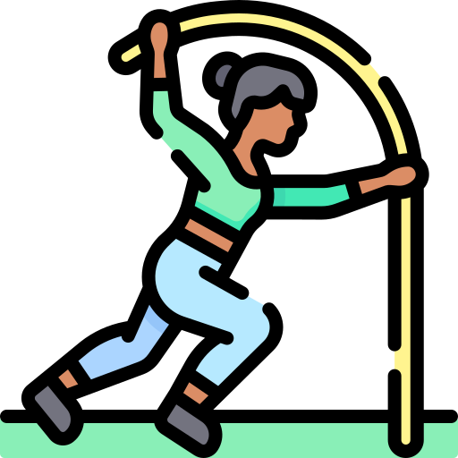 Pole vaulting Special Lineal color icon