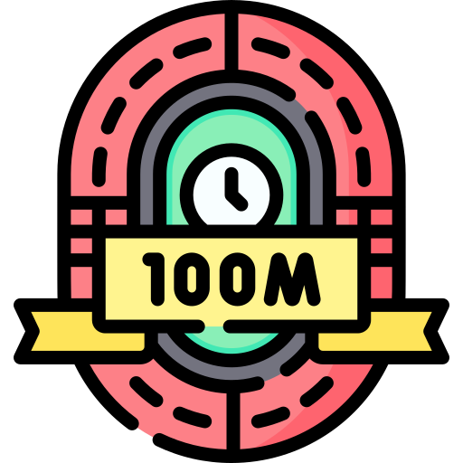 Track and field Special Lineal color icon