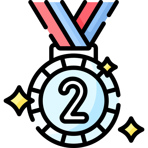 medaglia d'argento Special Lineal color icona