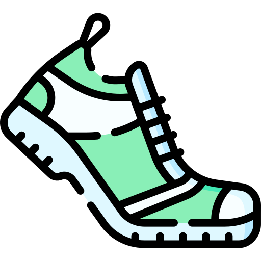Running shoes Special Lineal color icon
