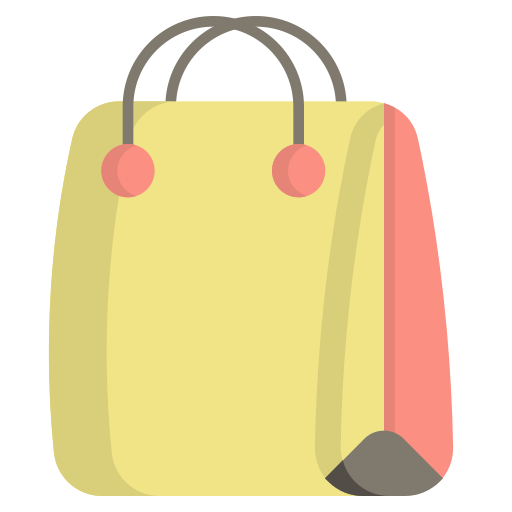 bolsa de la compra Generic color fill icono