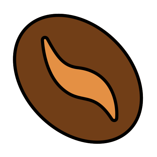 Кофейные зерна Generic color lineal-color иконка