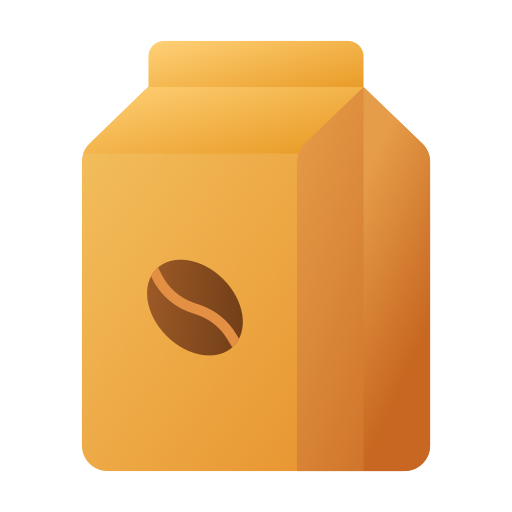 torba na kawę Generic gradient fill ikona