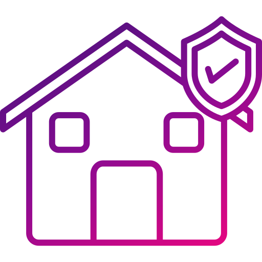 Home insurance Generic gradient outline icon