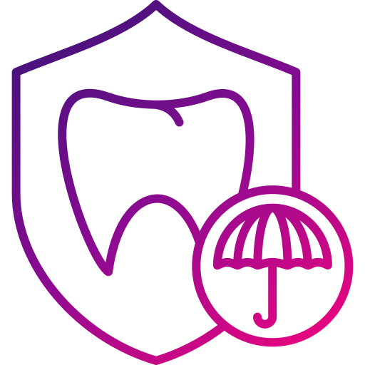 Dental insurance Generic gradient outline icon
