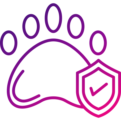 Pet insurance Generic gradient outline icon