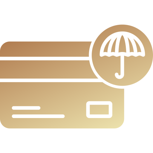 protezione del pagamento Generic gradient fill icona