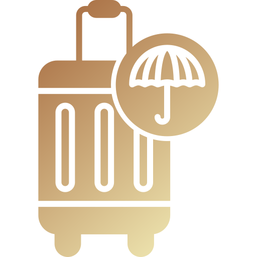 Travel insurance Generic gradient fill icon