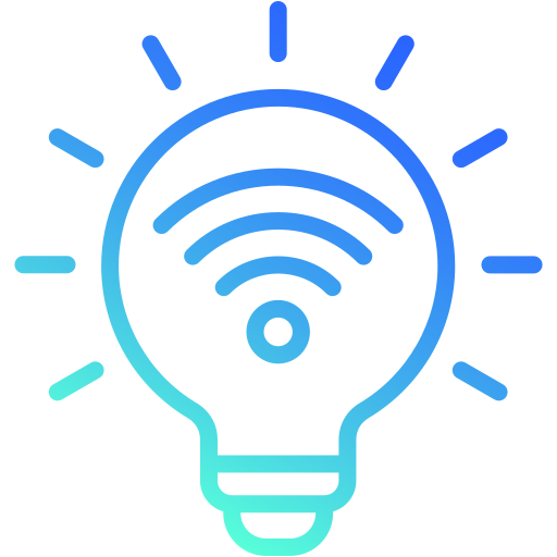 Smart bulb Generic gradient outline icon