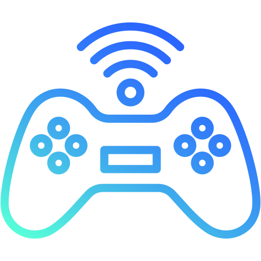 Game controller Generic gradient outline icon