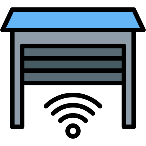 Smart garage Generic color lineal-color icon