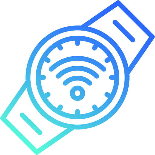 orologio intelligente Generic gradient outline icona