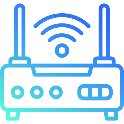 router Generic gradient outline icoon