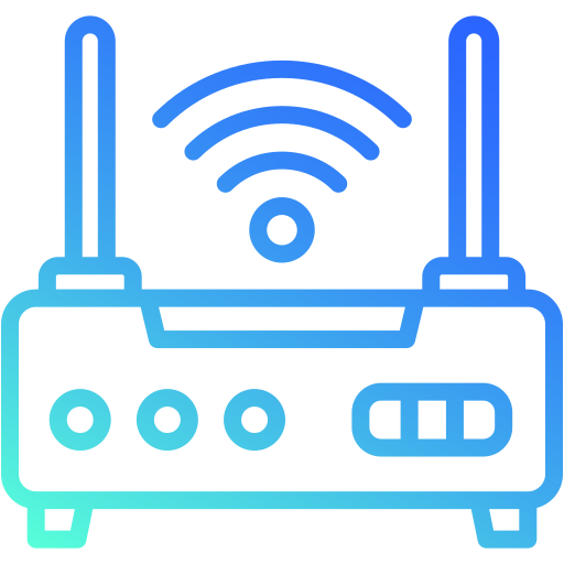 router Generic gradient outline icona