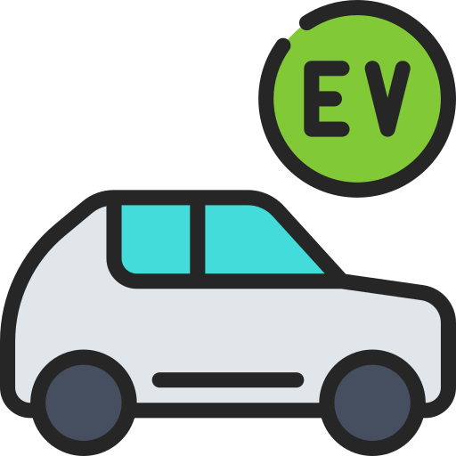 Electric car Juicy Fish Soft-fill icon