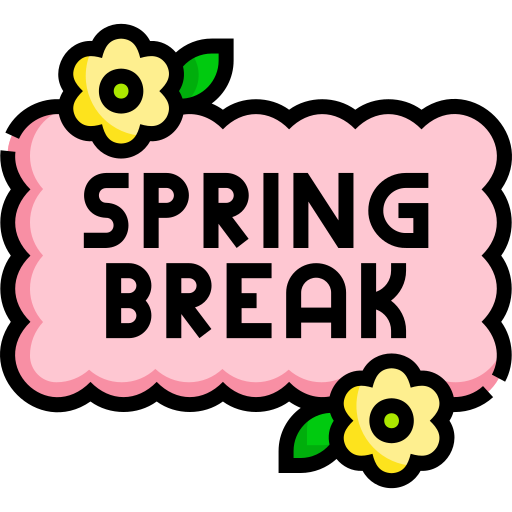 Spring break Detailed Straight Lineal color icon