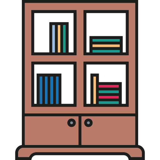 boekenplanken Generic color lineal-color icoon