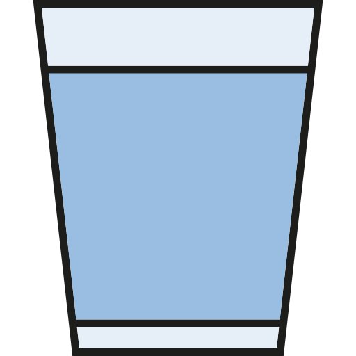 vaso de agua Generic color lineal-color icono