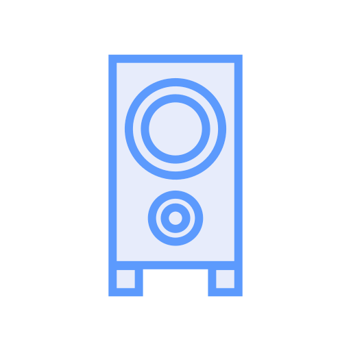 Speaker box Generic color outline icon