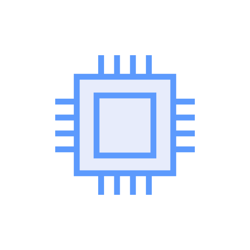 processore Generic color outline icona