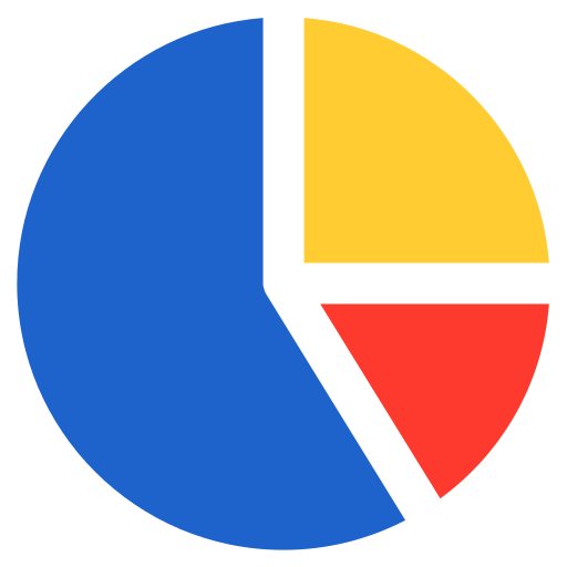 Диаграмма Generic color fill иконка