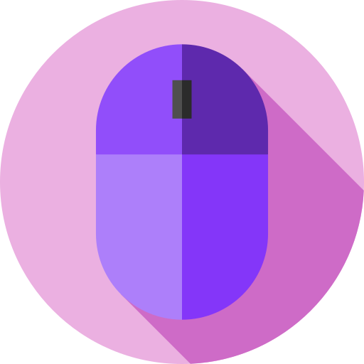 ねずみ Flat Circular Flat icon