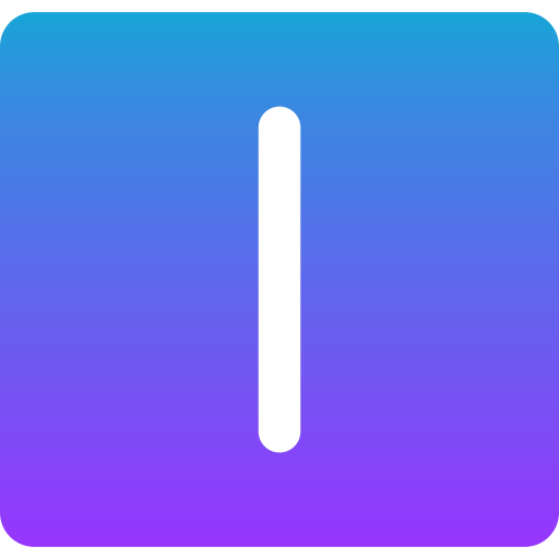 文字i Generic gradient fill icon