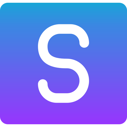 文字 s Generic gradient fill icon