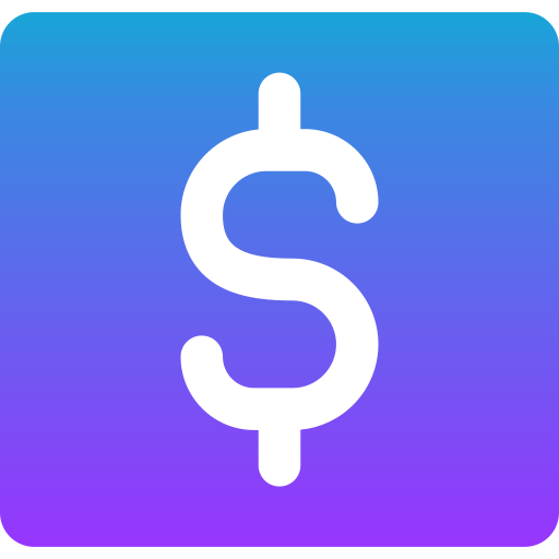 ドル Generic gradient fill icon