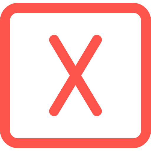 letra x Generic color outline icono