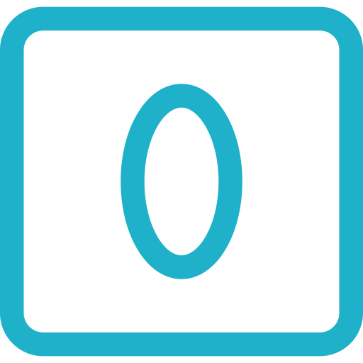 número cero Generic color outline icono