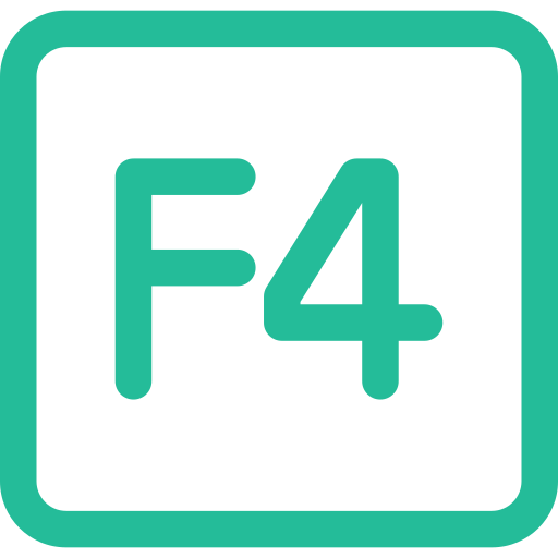 f4 Generic color outline icon