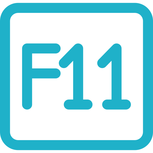 f11 Generic color outline icono