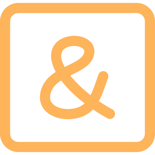 ampersand Generic color outline icoon