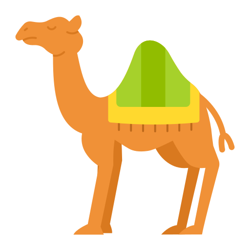 Верблюд Generic color fill иконка