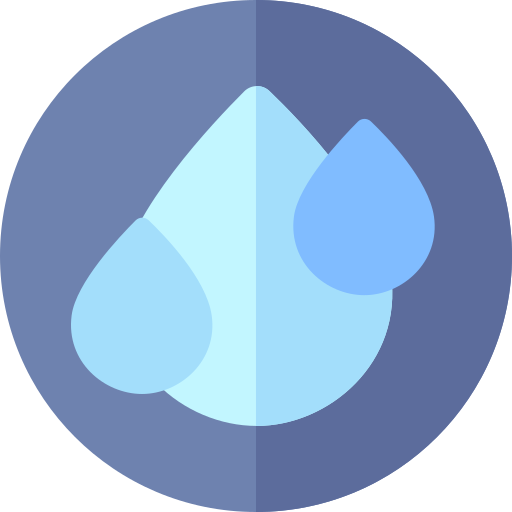 umidità Basic Rounded Flat icona