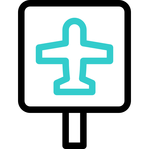 空港 Basic Accent Outline icon