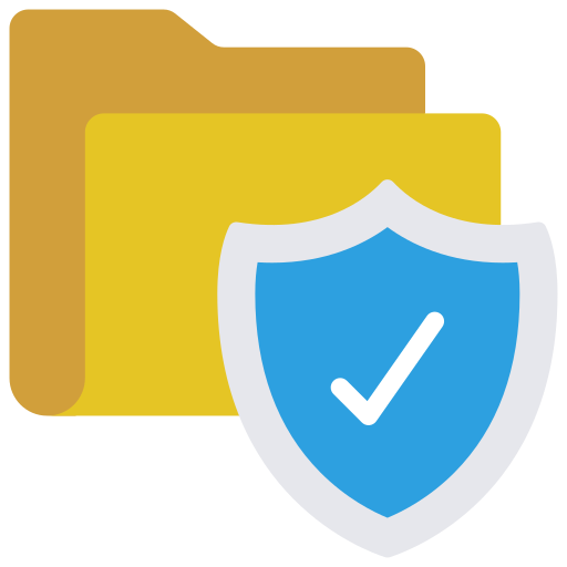 Data security Juicy Fish Flat icon
