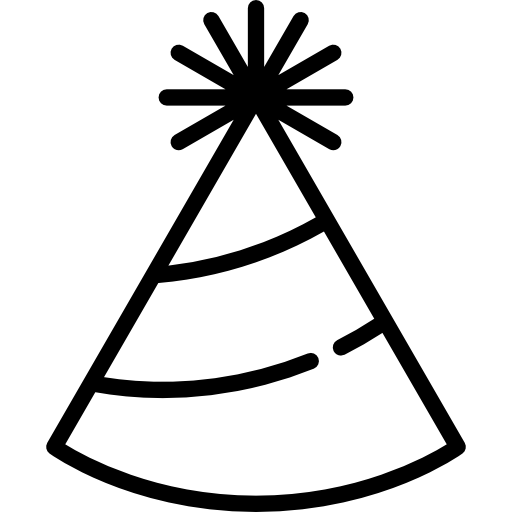 sombrero de fiesta Special Lineal icono